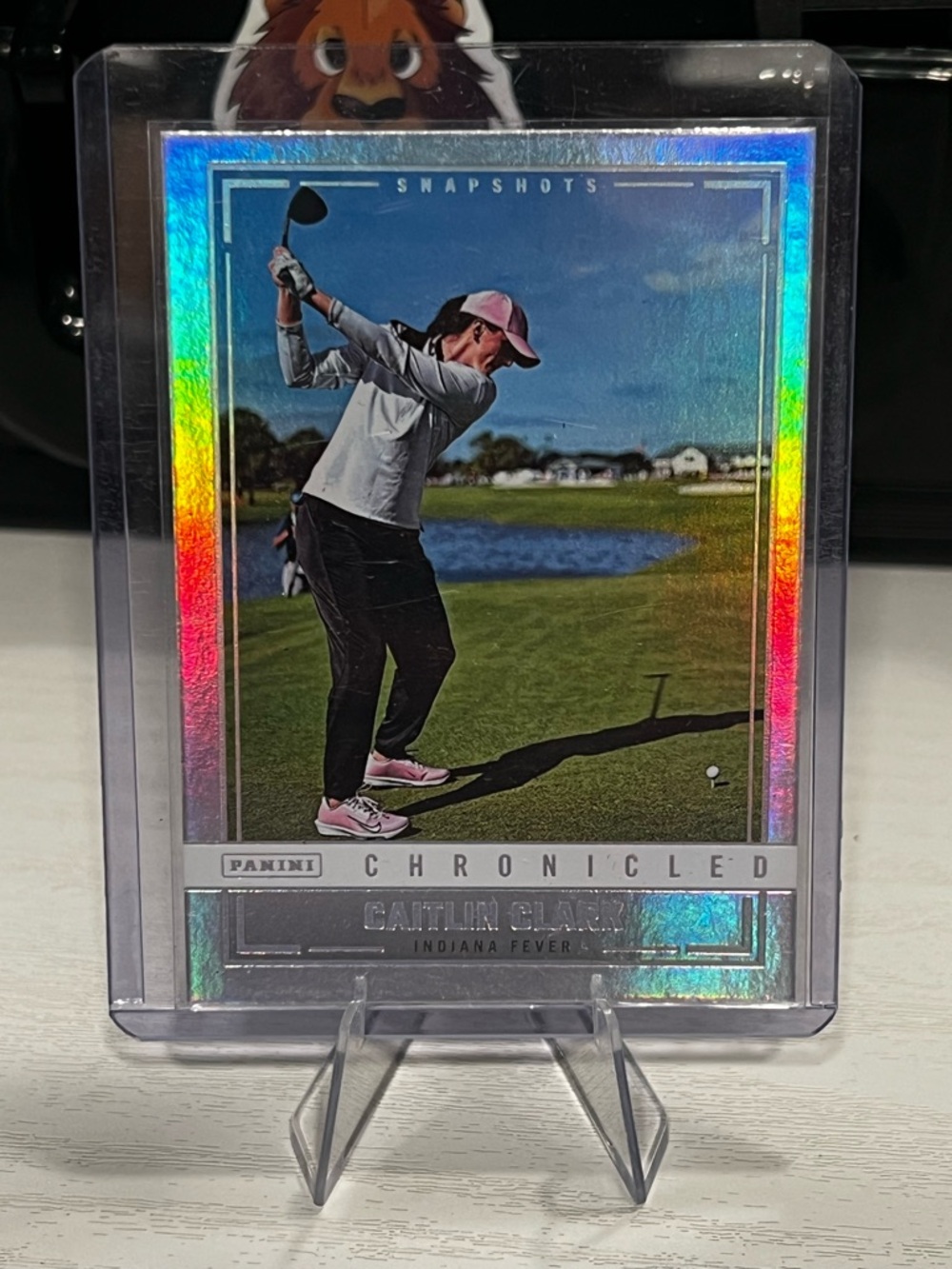 Cailtin Clark silver holo card